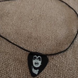 KISS GENE SIMMONS GUITAR PICK NECKLACE